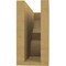 Ekena Millwork 4in. W x 8in. H x 12in. L Ridgewood Woodgrain TimberThane Rafter Tail, Primed Tan RFTUR04X08X12RIDRCPR - alternate 3